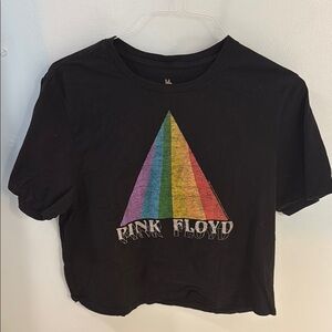 Junk Food Clothing Black Pink Floyd Kids T-Shirt
